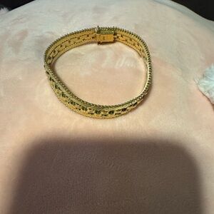 Italian silver 925 - Elegant Gold tone Bracelet